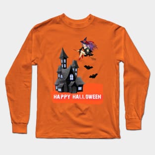 Not All the Witches are Bad- Halloween Design Long Sleeve T-Shirt